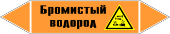 Маркировка трубопровода "бромистый водород" (k14, пленка, 126х26 мм)" - Маркировка трубопроводов - Маркировки трубопроводов "КИСЛОТА" - Магазин охраны труда ИЗО Стиль